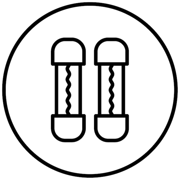 Ilustración del vector de fusibles