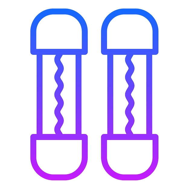 Ilustración del vector de fusibles