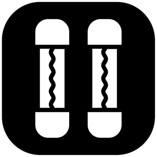 Ilustración del vector de fusibles