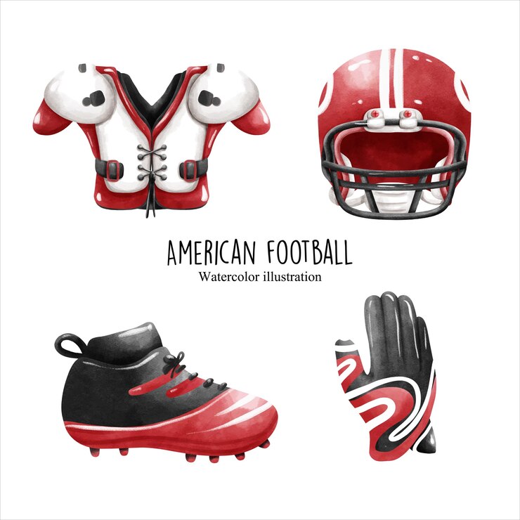 Vector ilustración de vector de fútbol americano