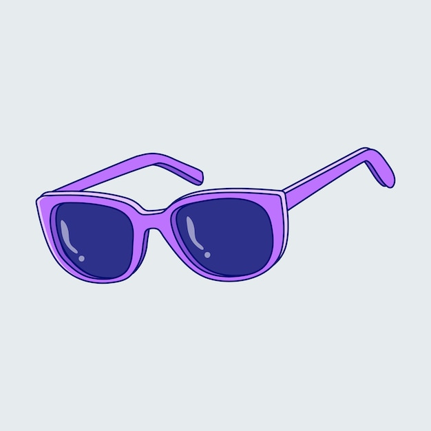 Ilustración de vector de gafas lindas