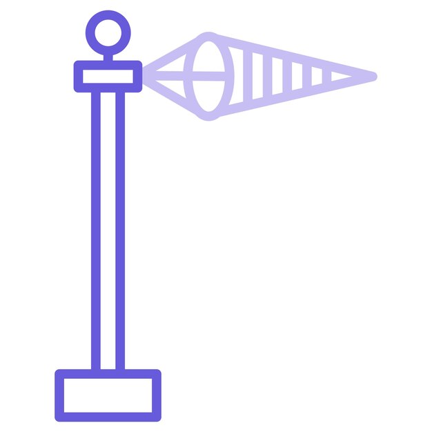 Ilustración del vector de las gafas de viento