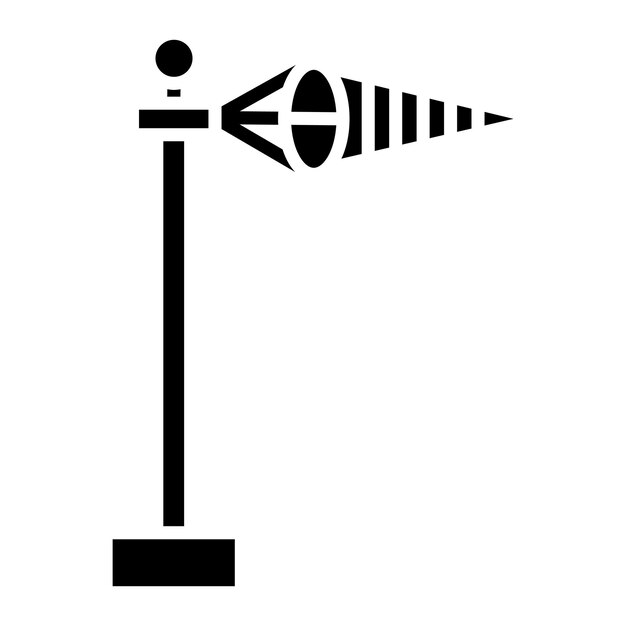 Ilustración del vector de las gafas de viento