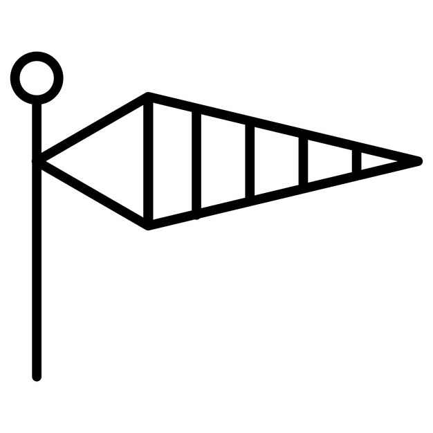 Ilustración del vector de las gafas de viento