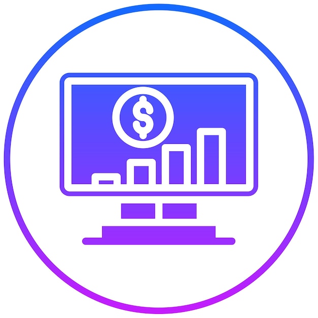 Ilustración del vector de ganancias comerciales