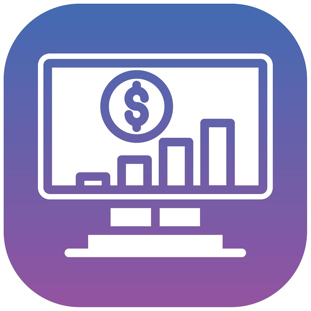Ilustración del vector de ganancias comerciales