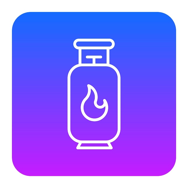 Ilustración del vector de gas