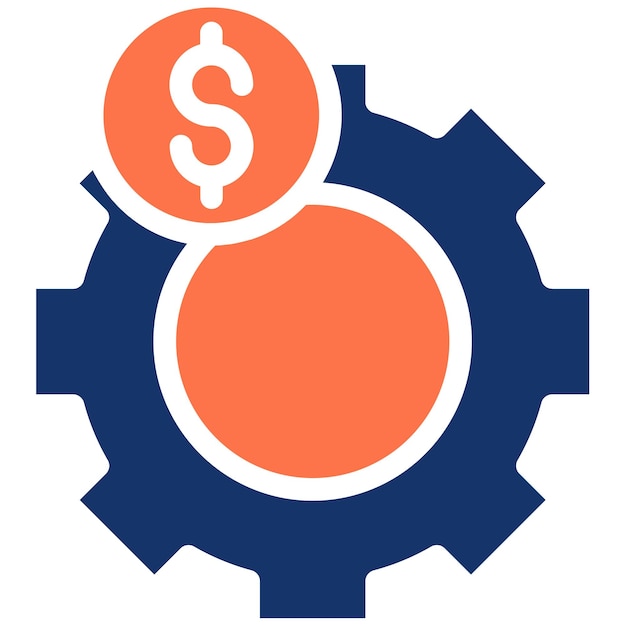 Ilustración del vector de gestión de costes