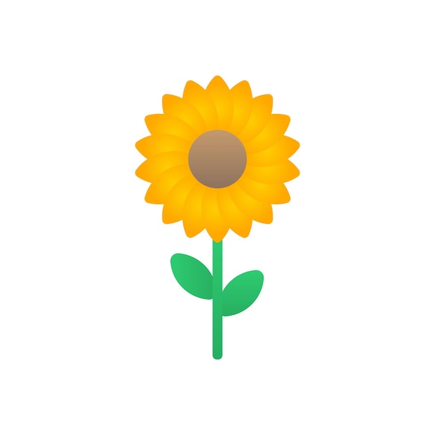 Ilustración de vector de girasol