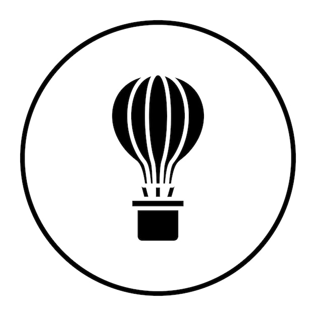 Ilustración del vector del globo aéreo