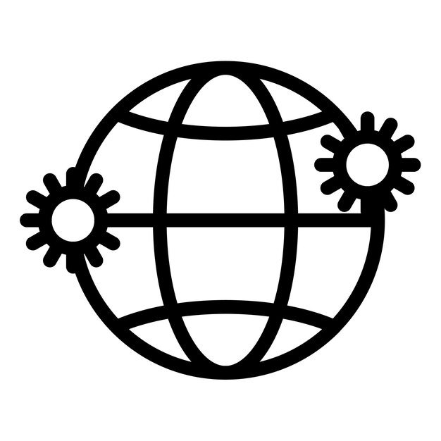 Ilustración del vector de globo contagioso