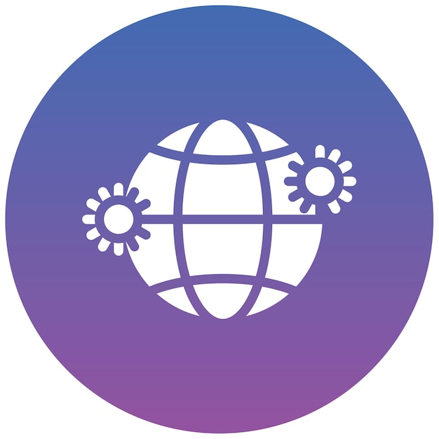 Ilustración del vector de globo contagioso
