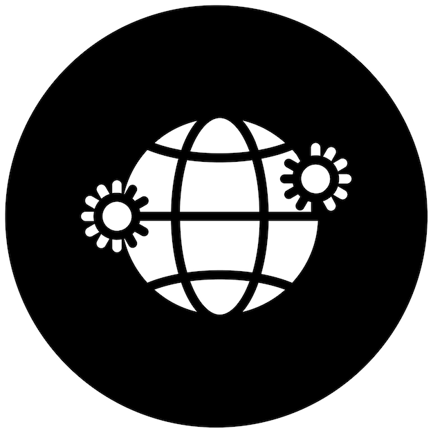 Ilustración del vector de globo contagioso