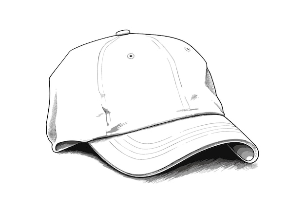 Ilustración de vector de gorra de béisbol