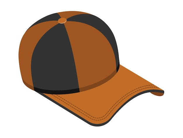 Ilustración de vector de gorra de béisbol