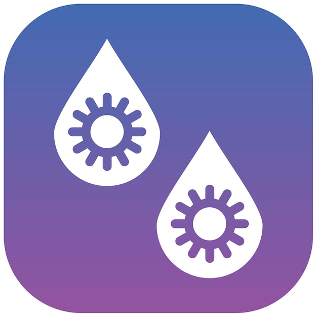 Ilustración del vector de las gotas infecciosas