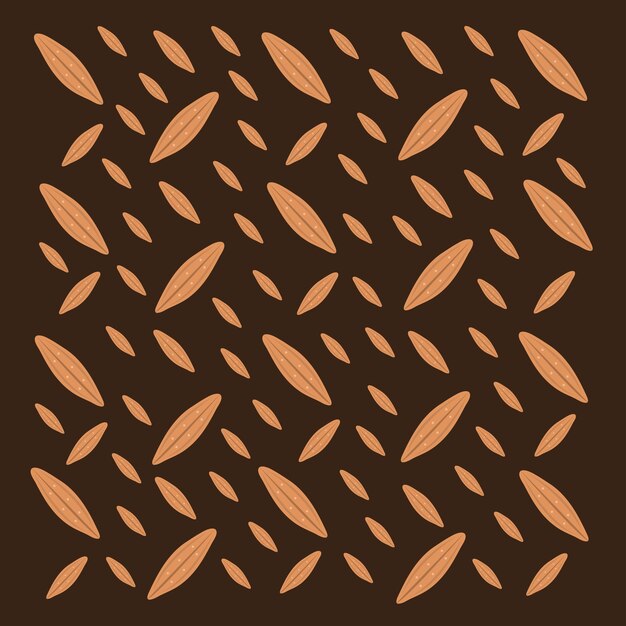 Ilustración de vector de granos de trigo Emmer