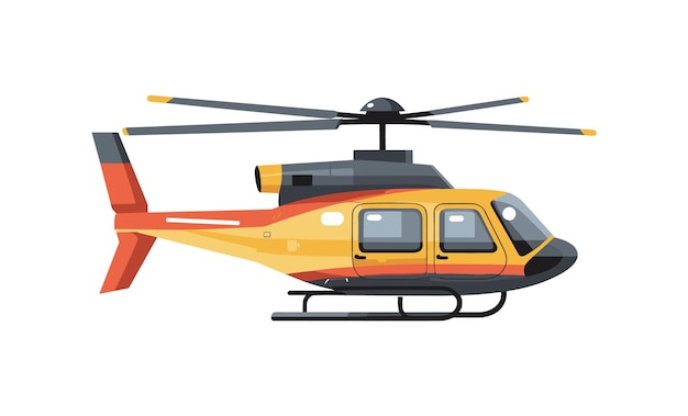 Ilustración de vector de helicóptero