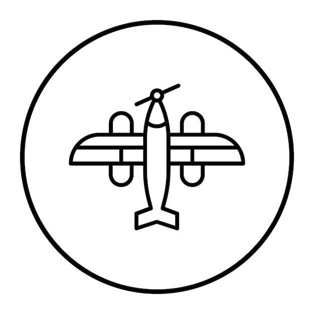 Ilustración del vector del hidroavión