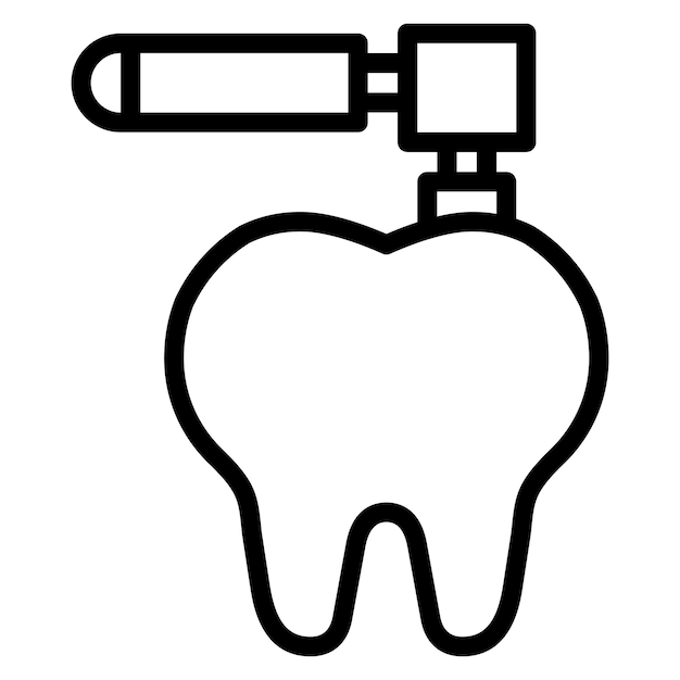 Ilustración del vector de la higiene dental