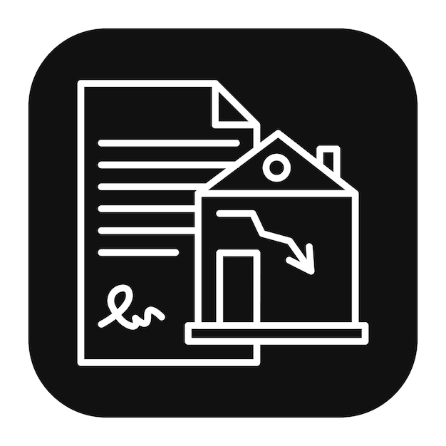 Ilustración del vector hipotecario