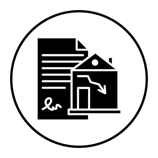 Ilustración del vector hipotecario