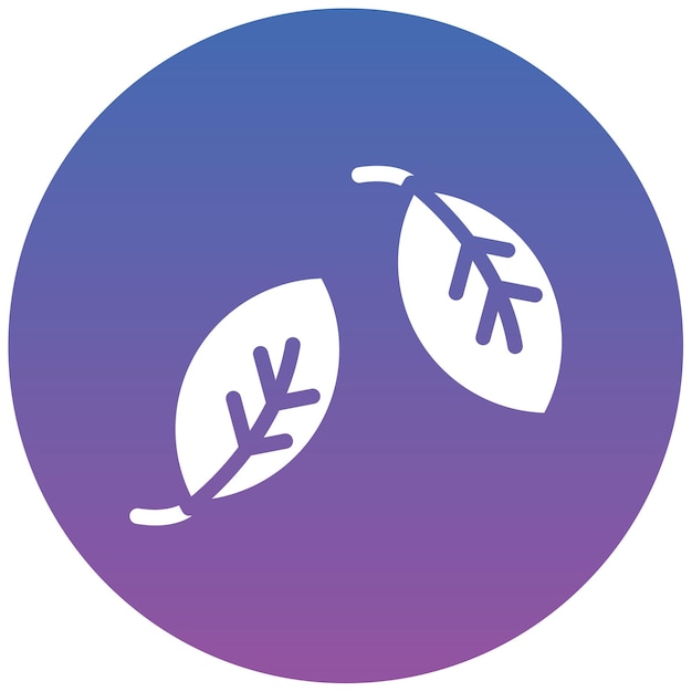 Ilustración del vector de la hoja caída