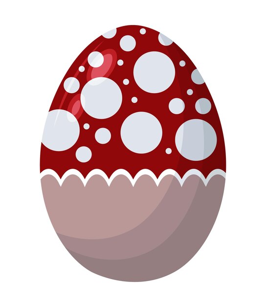 Ilustración de vector de huevo de Pascua