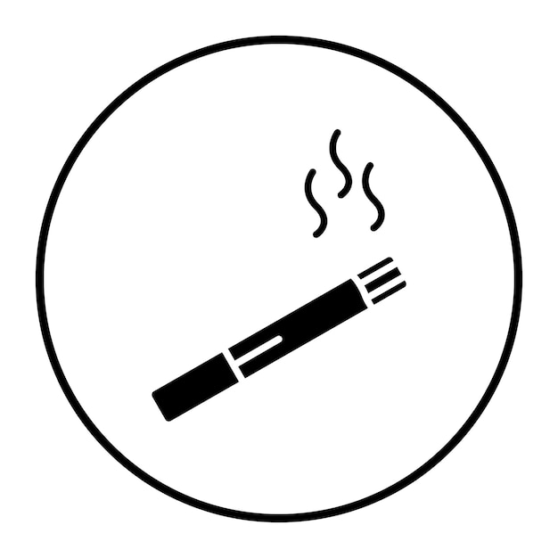 Ilustración del vector del humo