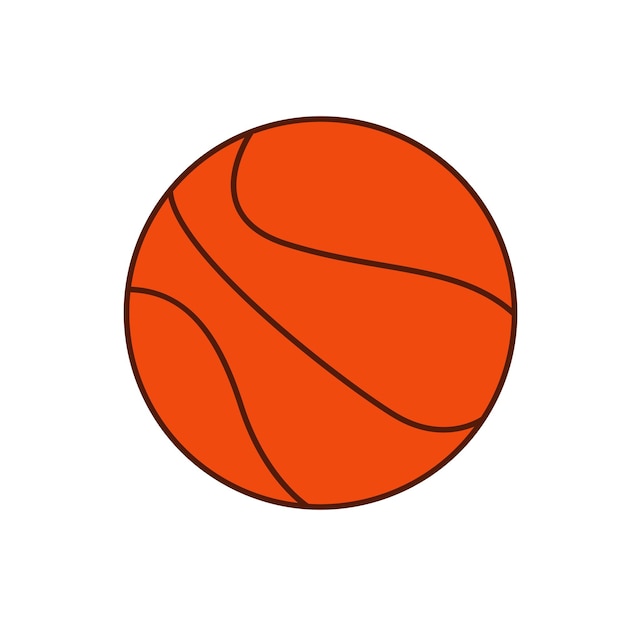 Ilustración de Vector de icono de baloncesto