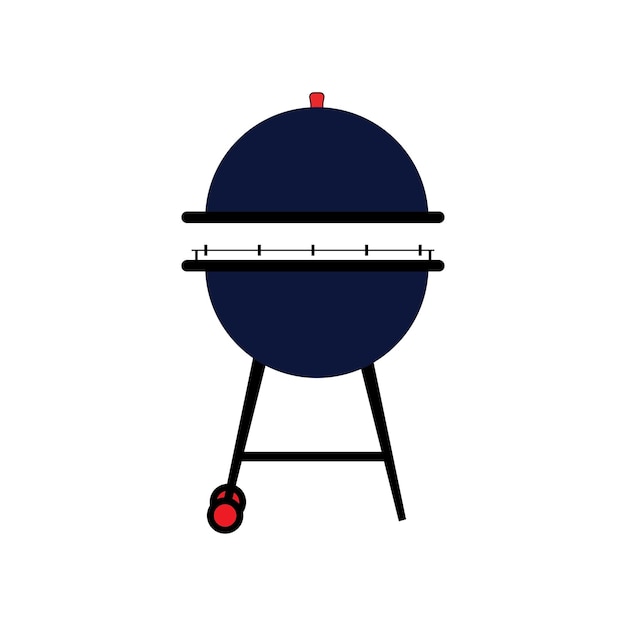 Ilustración de vector de icono de barbacoa