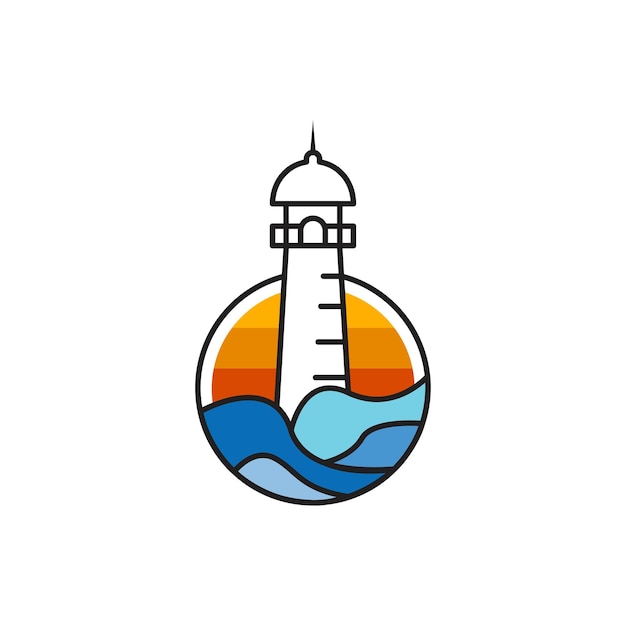 Ilustración de vector de icono de casa de luz