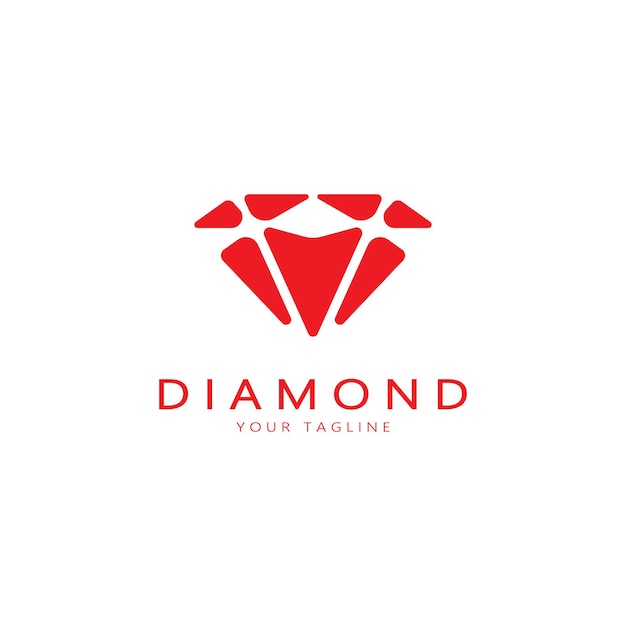 Ilustración de vector de icono de diamante