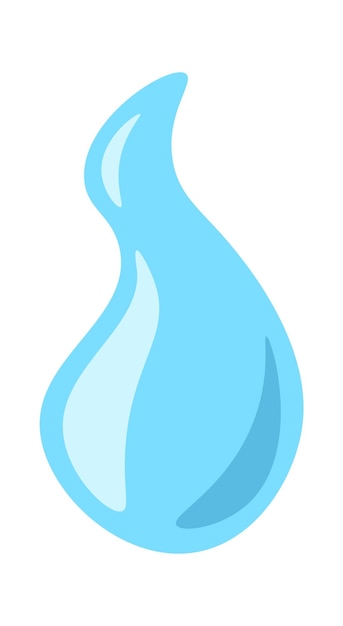 Ilustración de vector de icono de gota de agua