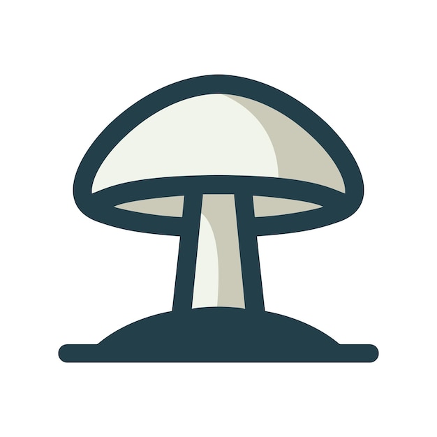 ilustración de vector de icono de hongo