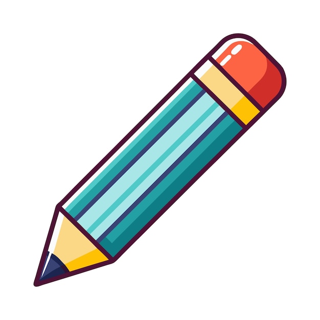Ilustración de vector de icono de lápiz