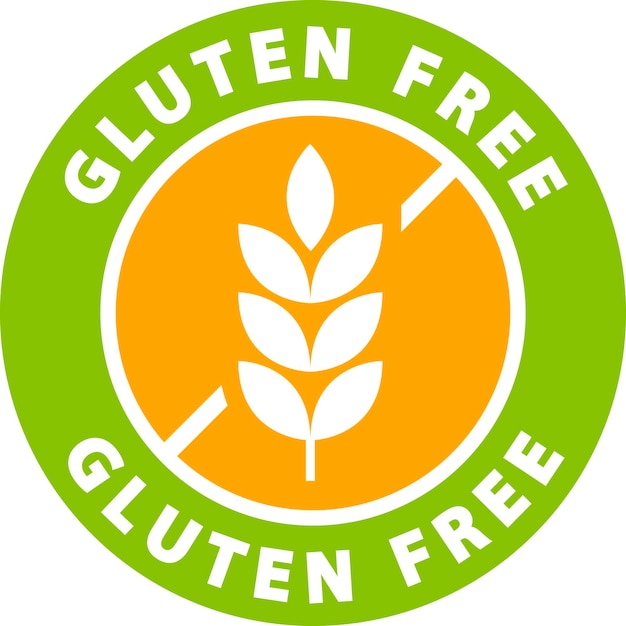 Ilustración de vector de icono libre de gluten