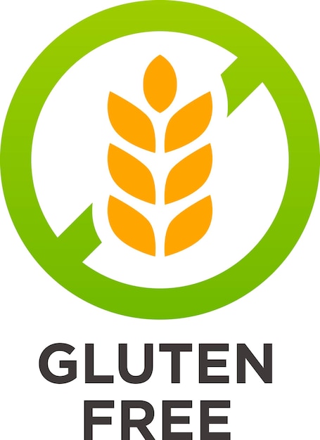 Ilustración de vector de icono libre de gluten