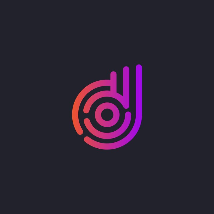 Vector ilustración de vector de icono de logotipo d moderno