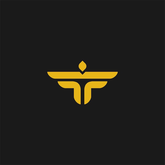 Ilustración de vector de icono de logotipo de letra F y F