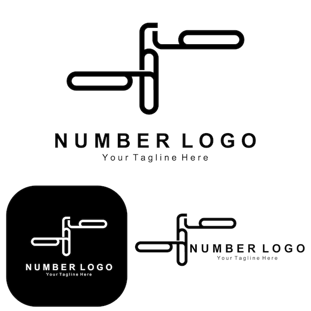 Ilustración de vector de icono premium de diseño de logotipo número 6 seis para marca de producto de etiqueta de banner de empresa