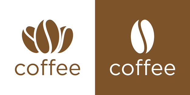 Ilustración de vector de icono simple de café de diseño de logotipo