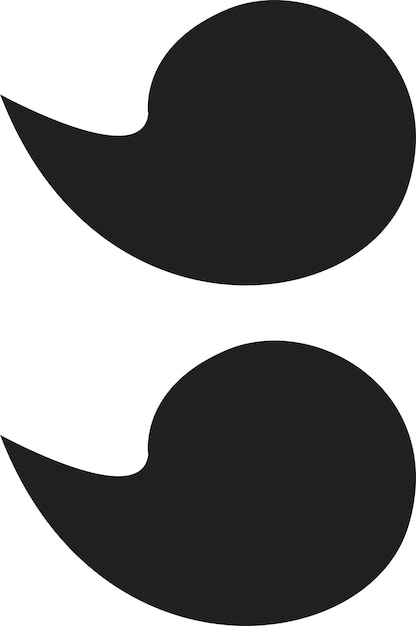 Ilustración del vector de iconos de citas sencilla