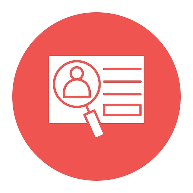 Ilustración del vector de identificación