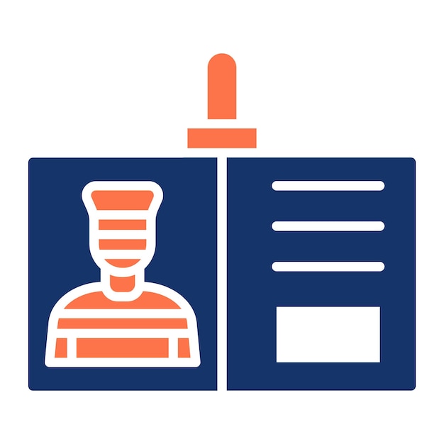 Ilustración del vector de identificación
