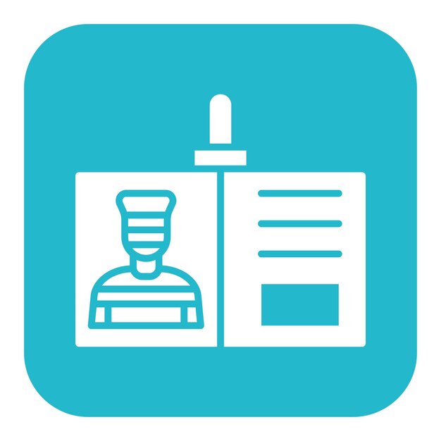 Ilustración del vector de identificación