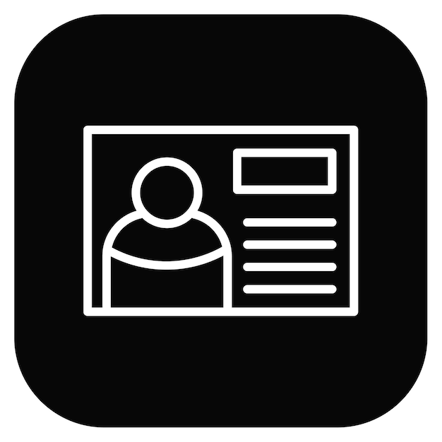 Ilustración del vector de identificación
