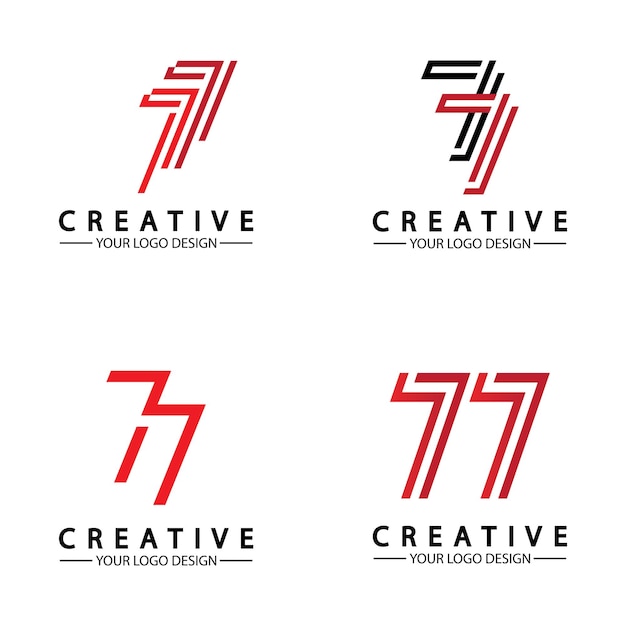 Ilustración de vector de imagen número 77 de diseño de logotipo