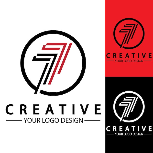 Ilustración de vector de imagen número 77 de diseño de logotipo