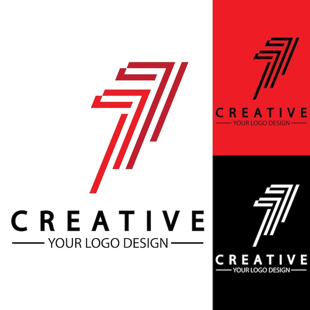 Ilustración de vector de imagen número 77 de diseño de logotipo